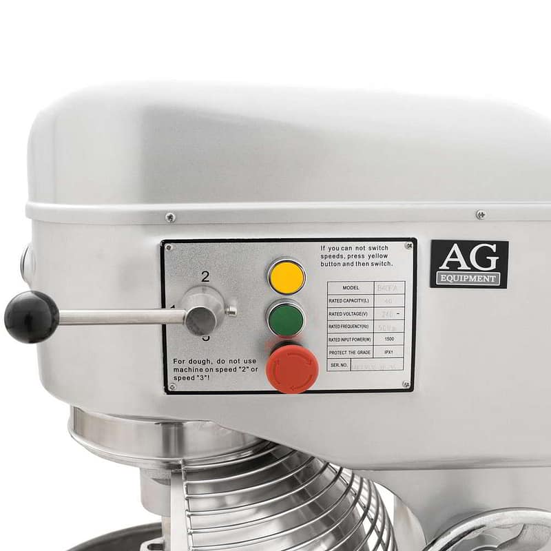 AG Equipment B40FA 40L Commercial Planetary Mixer - Image 7