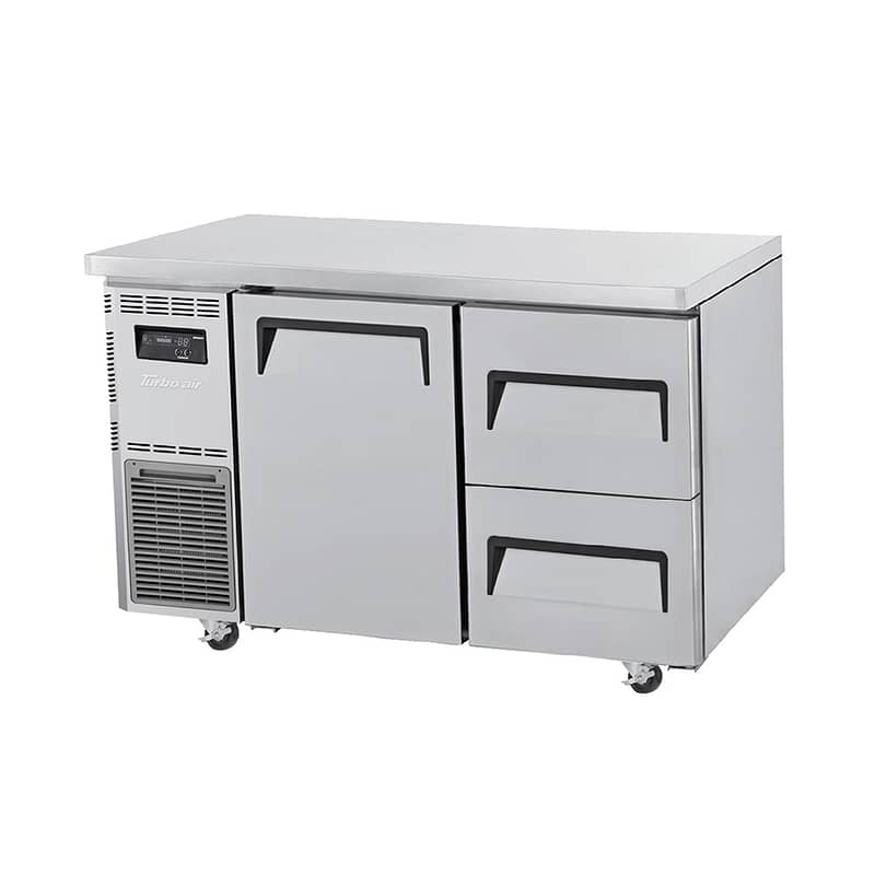 Turbo Air KUF12-2D-2(HC) Professional Series: 2-Drawer, 1-Door Undercounter Freezer - 1200mm