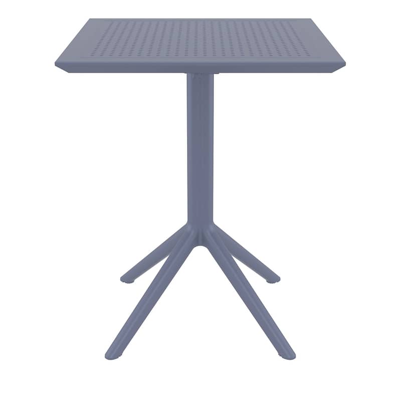 Furnlink Siesta Exclusive Sky Folding Table 60 Square - Anthracite - Image 10