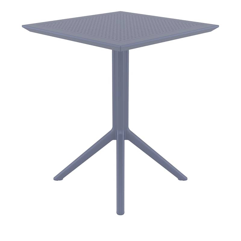 Furnlink Siesta Exclusive Sky Folding Table 60 Square - Anthracite - Image 12