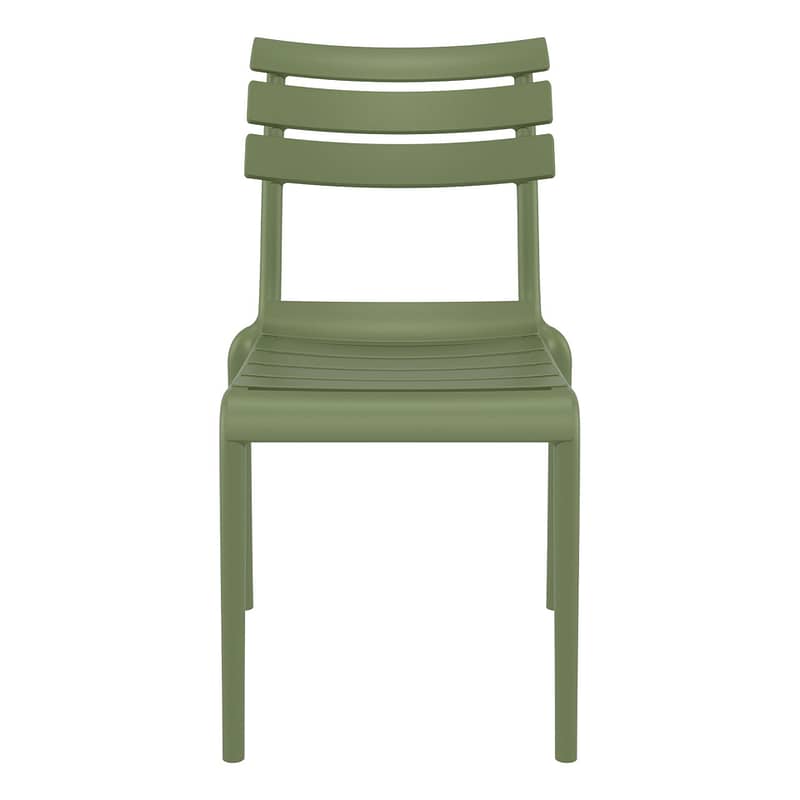 Black Furnlink Siesta Helen Stacking Chair - Durable & UV-Resistant for All-Weather Use - Image 31