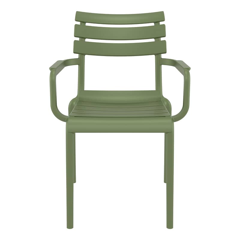 Black Paris Stacking Armchair - Indoor/Outdoor Seating Solution - Image 19