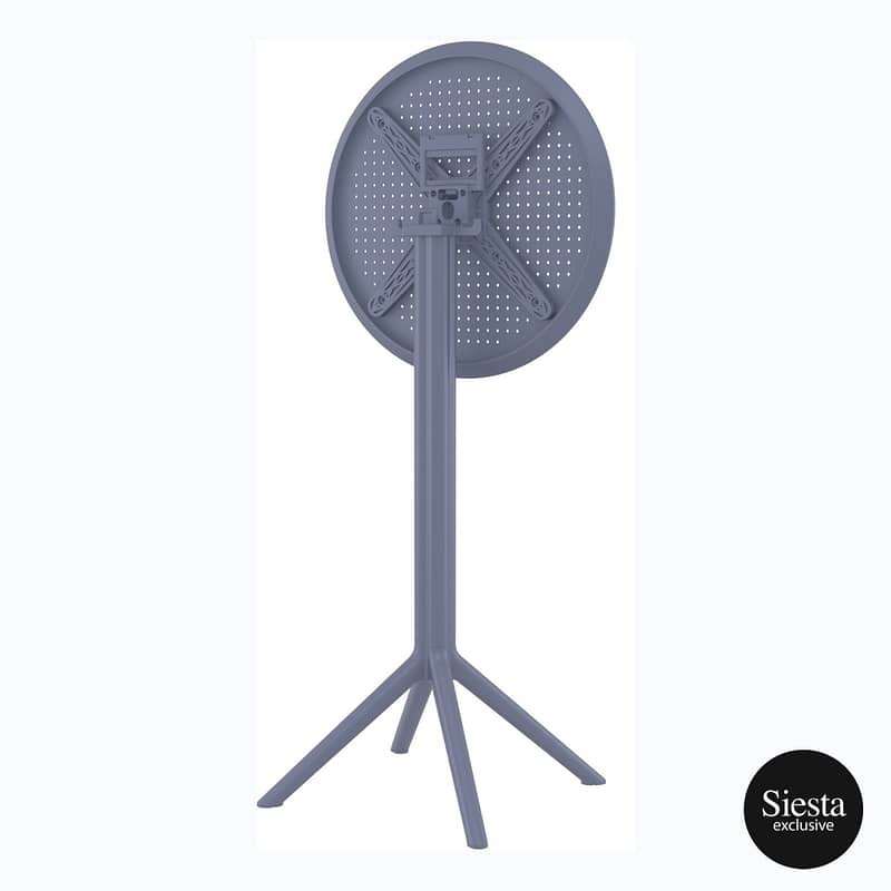 Sky Folding BAR Table 60 Round - Black - Image 16