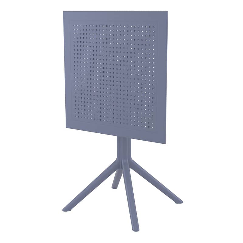 Furnlink Siesta Exclusive Sky Folding Table 60 Square - Anthracite - Image 16