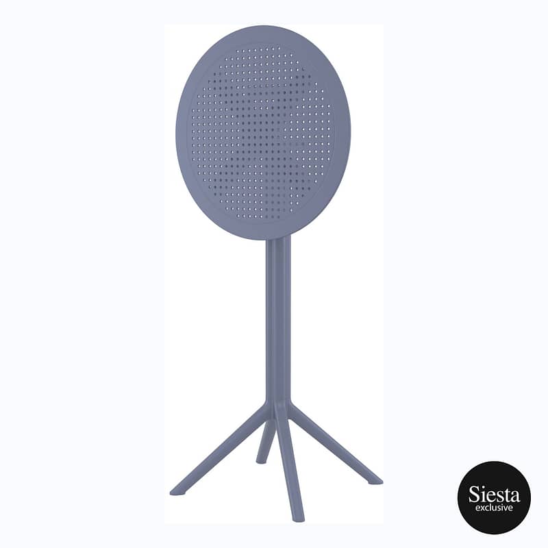 Sky Folding BAR Table 60 Round - Black - Image 17