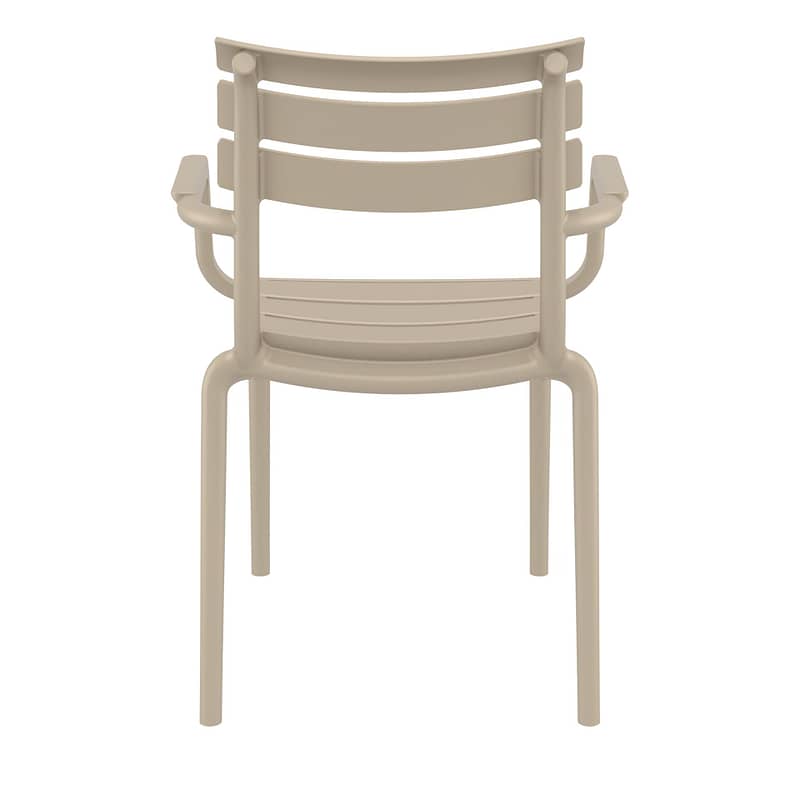 Black Paris Stacking Armchair - Indoor/Outdoor Seating Solution - Image 22