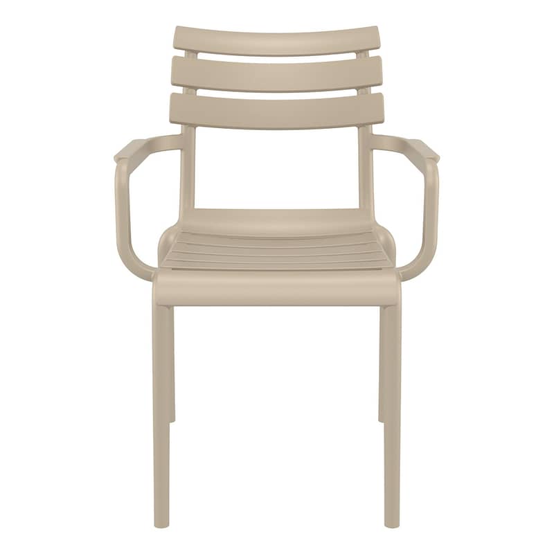 Black Paris Stacking Armchair - Indoor/Outdoor Seating Solution - Image 24