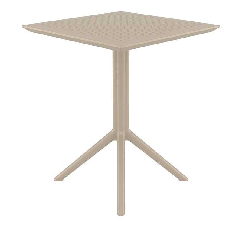 Furnlink Siesta Exclusive Sky Folding Table 60 Square - Anthracite - Image 20