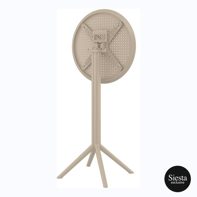 Sky Folding BAR Table 60 Round - Black - Image 21