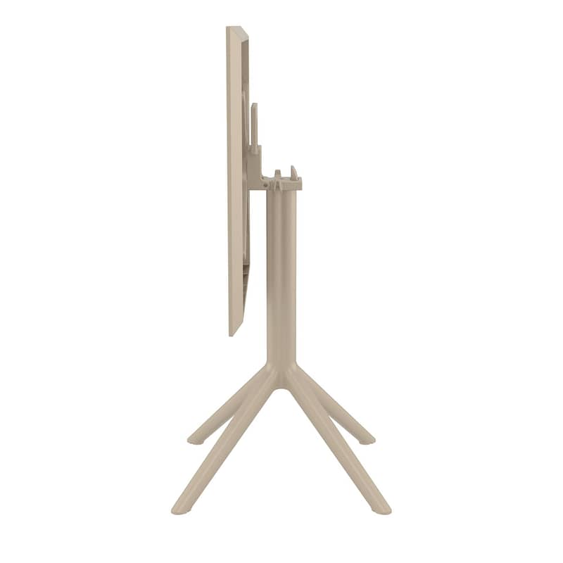 Furnlink Siesta Exclusive Sky Folding Table 60 Square - Anthracite - Image 25