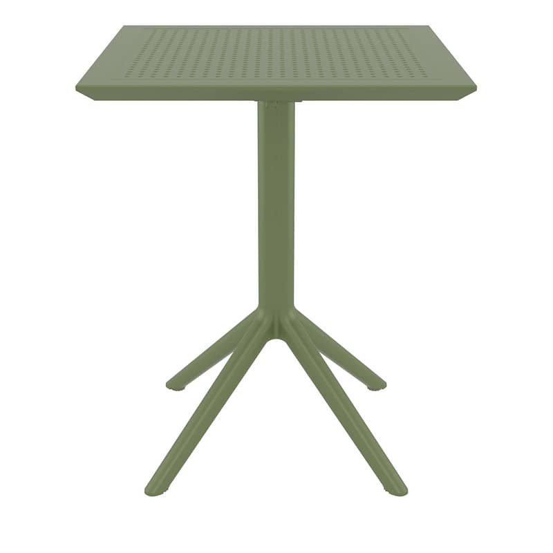 Furnlink Siesta Exclusive Sky Folding Table 60 Square - Anthracite - Image 36