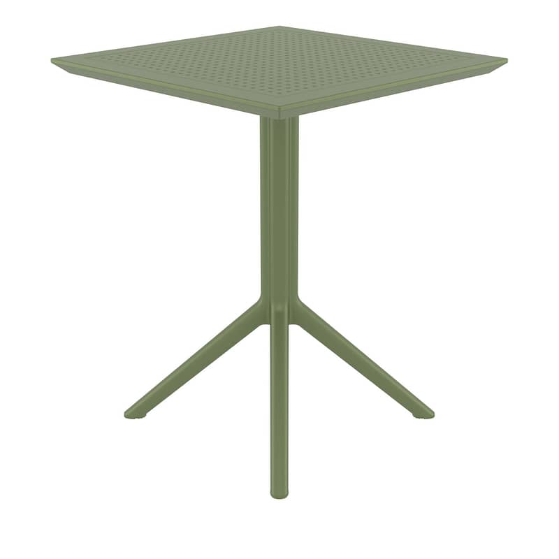 Furnlink Siesta Exclusive Sky Folding Table 60 Square - Anthracite - Image 38
