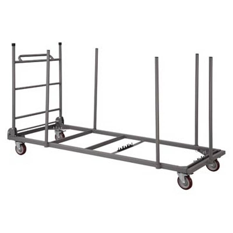 Manhattan Trestle Package - 10x Tables 2420 x 760mm Rectangle - with 1x Trolley - Image 4