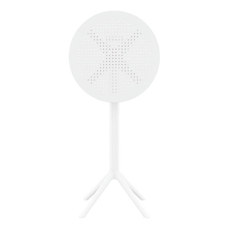 Sky Folding BAR Table 60 Round - White - Image 2