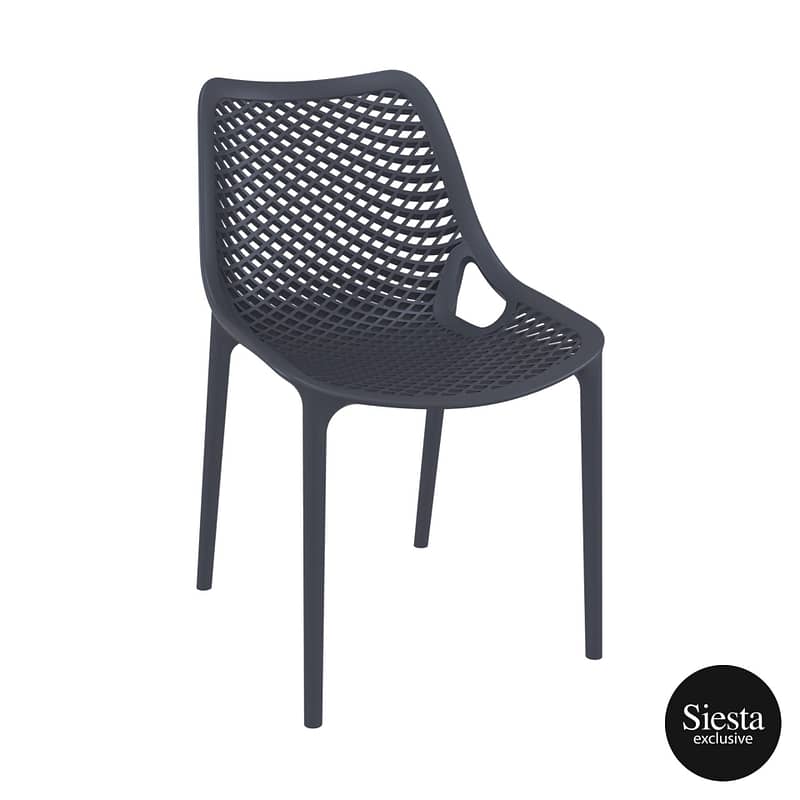 Anthracite Chair - Siesta Air - Durable & Stackable