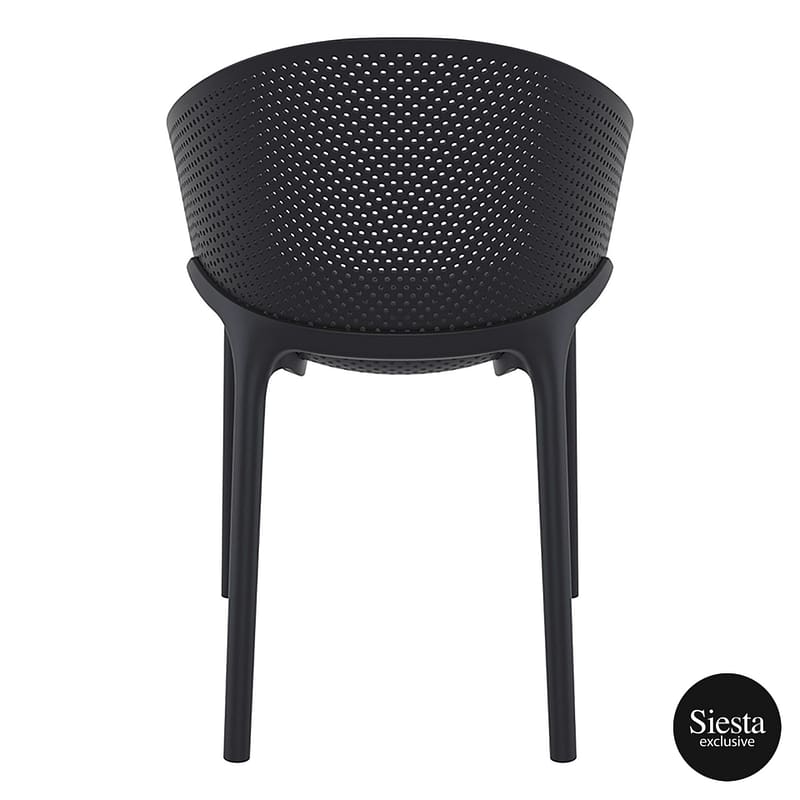 Sky Pro Chair - Anthracite ProPoly Stackable Chair - All-Weather Resistant - Image 10