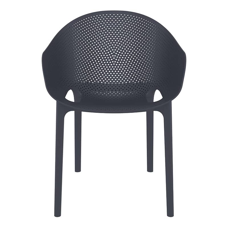 Sky Pro Chair - Anthracite ProPoly Stackable Chair - All-Weather Resistant - Image 18