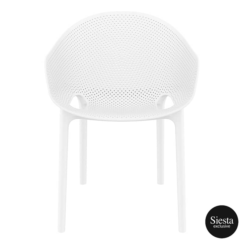 Sky Pro Chair - Anthracite ProPoly Stackable Chair - All-Weather Resistant - Image 7