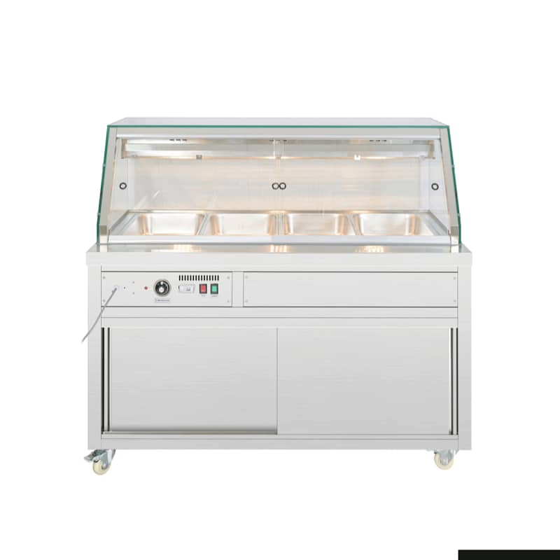 Thermaster Wet and Dry Bain Marie Display 4x1/1 GN Pans - PG150FE-XG