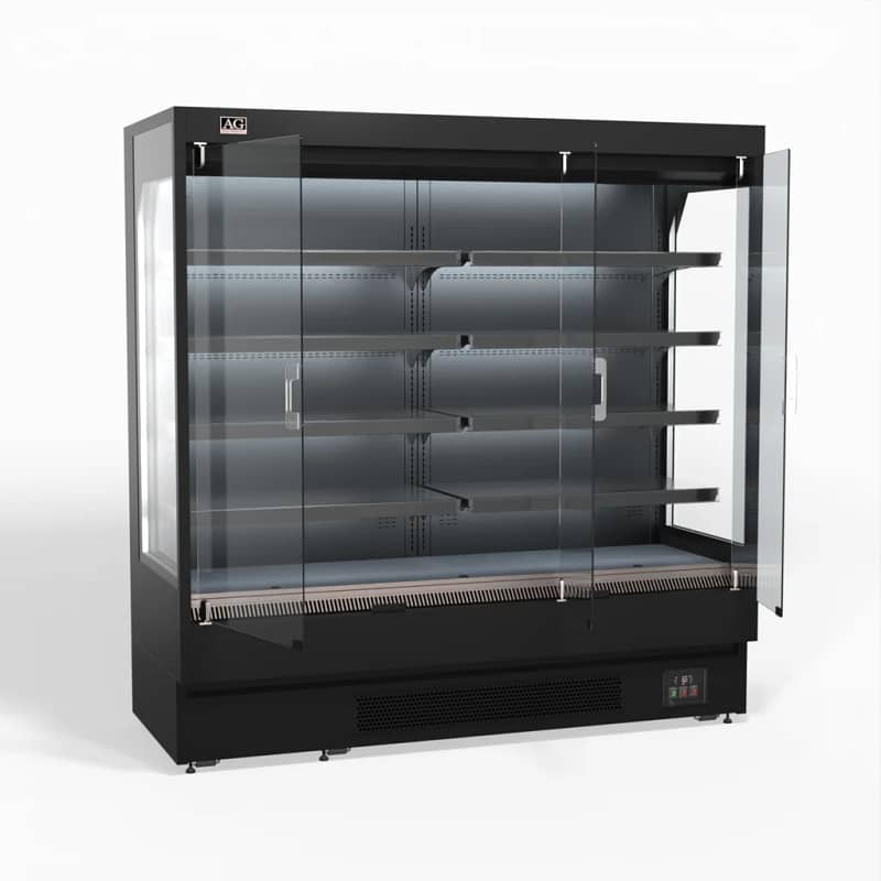 Multi Deck Showcase Fridge With Doors 2m