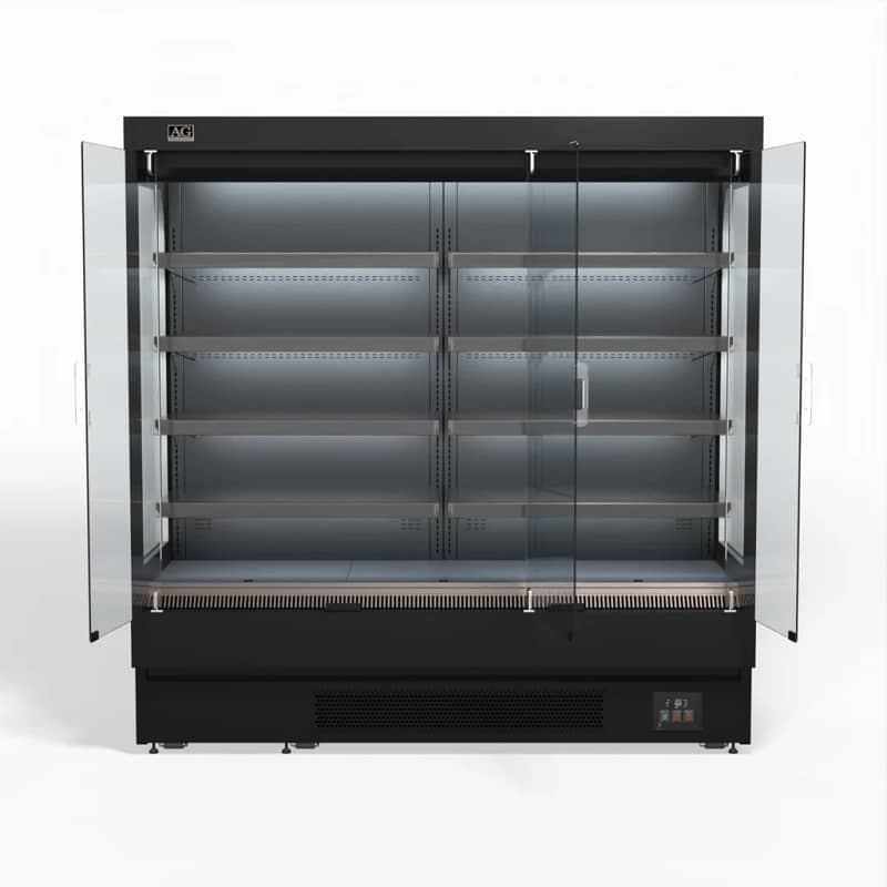 Multi Deck Showcase Fridge With Doors 2m - Image 5