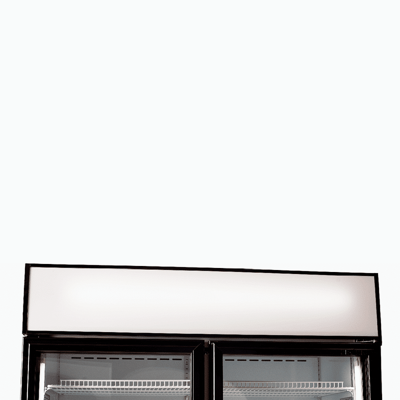 Bromic GM0900LBECO Upright Display Fridge - 885L, 2 Doors, Flat Glass, Black - Image 7