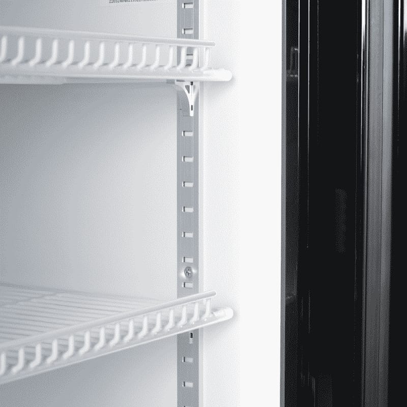 Bromic GM0900LBECO Upright Display Fridge - 885L, 2 Doors, Flat Glass, Black - Image 9