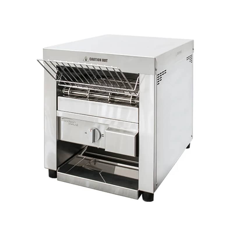 Woodson W.CVT.D.15 Conveyor Toaster with 500 Slices/hr Capacity – Ideal for Buffets & Catering