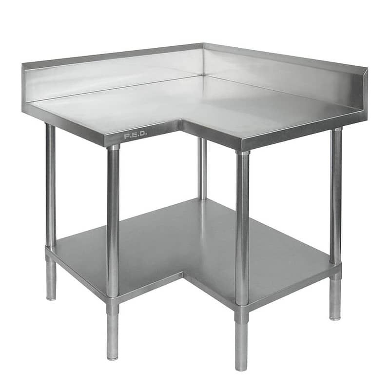 2NDs: Corner Workbench Splashback & Undershelf WBCB7-0900/A-NSW1763