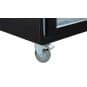 Single glass door upright freezer black stainless steel - SUFG500B - KW Commercial Kitchen