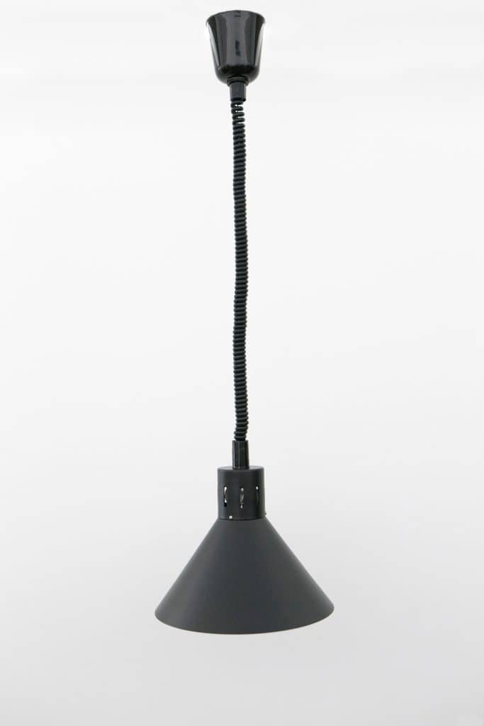 Anvil Venus Matte Black Adjustable Heat Lamp - Model HLD0001B Anvil Venus Matte Black Heat Lamp for Commercial Kitchens