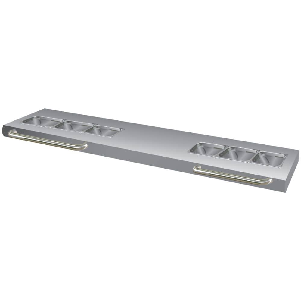 Gasmax QR-48-BR Basting Rail Gasmax QR-48-BR Removable Basting Rail Attached to a Char Grill