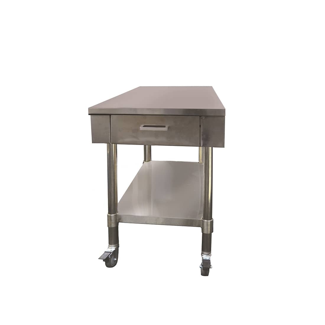 FED Stainless Steel Work Bench with Drawer and Under Shelf SWBD8-1