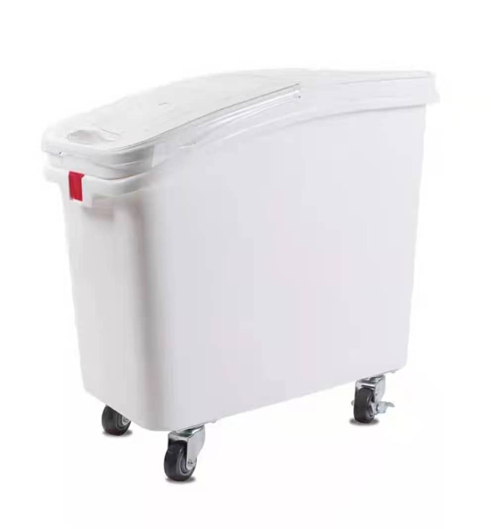 Kitchen Knock 81L Ingredient Bin with Scoop White 080019