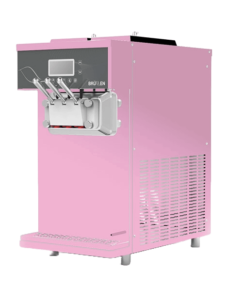 Image of BRÜLLEN i26 PRO Acai & Soft Serve Machine Two Flavour + Twist - Gravity Feed | KW Commercial Kitchen BRÜLLEN i26 PRO Two Flavour + Twist Gravity Feed Acai Machine - Countertop