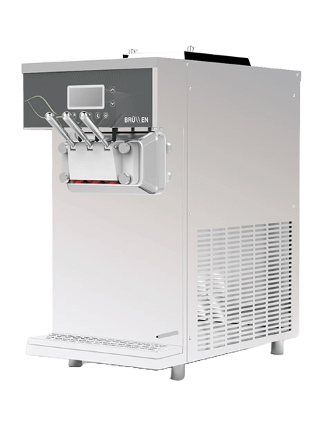 BRÜLLEN i26 PRO Two Flavour + Twist Air Pump Soft Serve Machine - Countertop