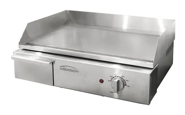 Woodson W.GDA50.10 Countertop Griddle - 8mm Thick Plate, Australian Made