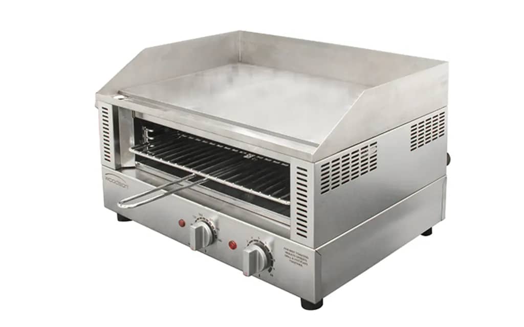 Woodson W.GDT65.15 Griddle Toaster - 8mm Plate with 6-Slice Toaster, Australian Made