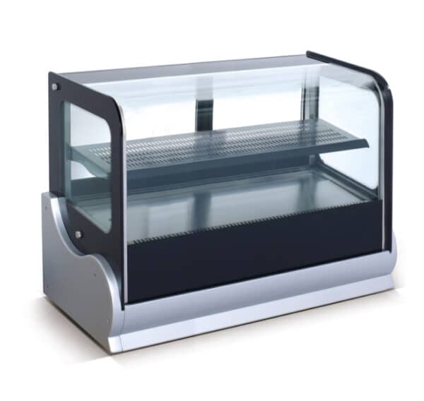 Anvil DGV0530 Cold Square Countertop Showcase with 140L Capacity – Ideal for Cakes & Desserts