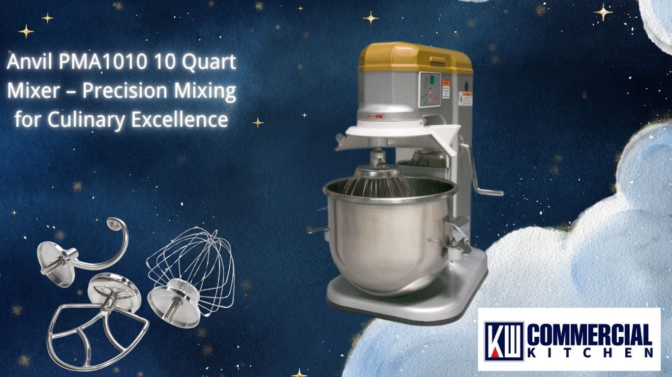 Image of How to Choose and Maximize Your Commercial Planetary Mixer: A Comprehensive Guide for Australian Kitchens | KW Commercial Kitchen Anvil PMA1010 10 Quart Mixer: Precision Mixing for Culinary Excellence
