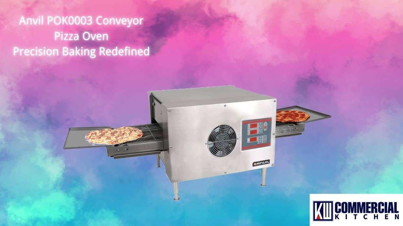 Image of 7 Essential Factors to Consider When Choosing a Commercial Pizza Oven in Australia | KW Commercial Kitchen Anvil POK0003 Conveyor Pizza Oven (Single Phase)
