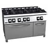Fagor Kore 700 Series 6 Burner Gas Range with Gas Oven - C-G761H - KW Commercial Kitchen