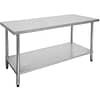 0600-6-WB Economic 304 Grade Stainless Steel Table 600x600x900 - KW Commercial Kitchen