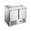 FED-X Two Door Salad Prep Fridge - XGNS900S - KW Commercial Kitchen