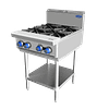 CookRite AT80G4B-F-NG 4 Burner Commercial Gas Cooktop