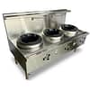 JASPER Triple Wok Range(duckbill burner) LPG -sku: JA-3DB-L - KW Commercial Kitchen