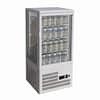 TCBD78W Four-Sided Countertop Beverage Display Fridge White