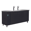 Thermaster UBD-3 Underbar Beer Dispenser - 3 Taps, Commercial, Alfresco Ready - KW Commercial Kitchen