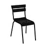 Durafurn® Lisbon Chair - Sleek Black | Robust Aluminium | Versatile for Indoor/Outdoor - KW Commercial Kitchen