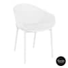 Siesta Sky Chair - White - Durable Outdoor Dining - KW Commercial Kitchen